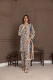 Regalia Identic Separates Printed Lawn Unstitched 3Pc Suit IDS21-01