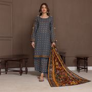 Regalia Identic Separates Printed Lawn Unstitched 3Pc Suit IDS21-10