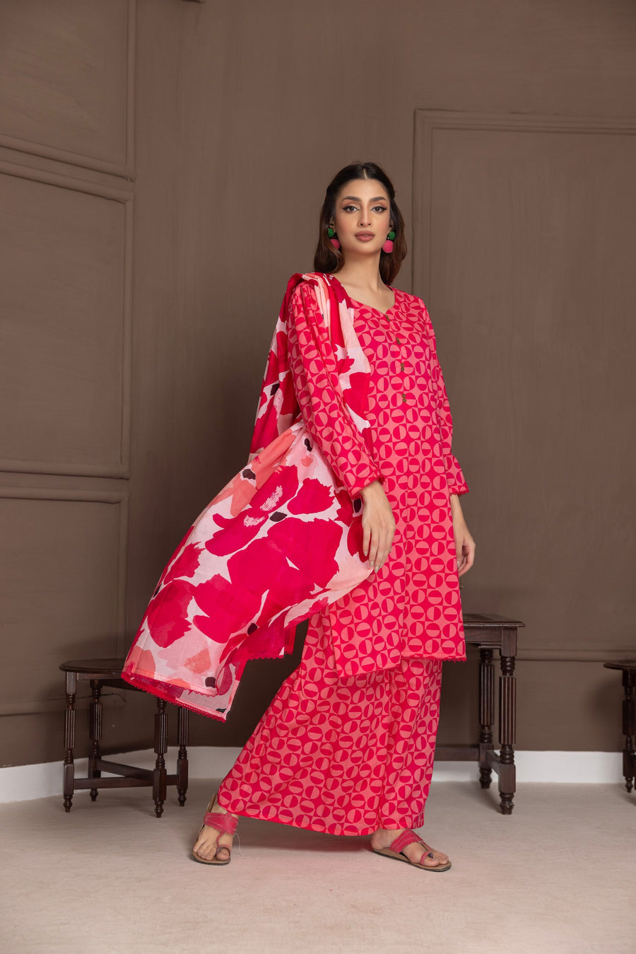 Regalia Identic Separates Printed Lawn Unstitched 3Pc Suit IDS21-02