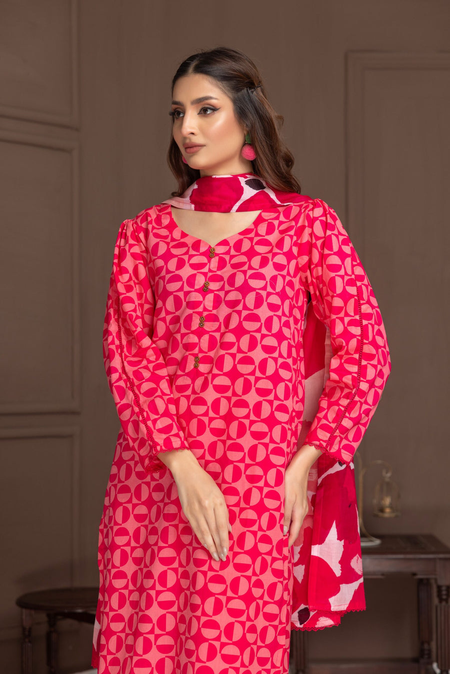 Regalia Identic Separates Printed Lawn Unstitched 3Pc Suit IDS21-02