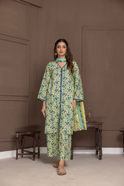 Regalia Identic Separates Printed Lawn Unstitched 3Pc Suit IDS21-06