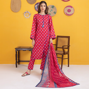 Regalia Identic Separates Printed Lawn Unstitched 3Pc Suit IDS23-10