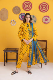 Regalia Identic Separates Printed Lawn Unstitched 3Pc Suit IDS23-09