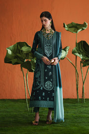 Zariya Zaira Embroidered Luxury Lawn Unstitched 3Pc Suit ZB6S108 IEZAK