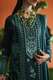 Zariya Zaira Embroidered Luxury Lawn Unstitched 3Pc Suit ZB6S108 IEZAK
