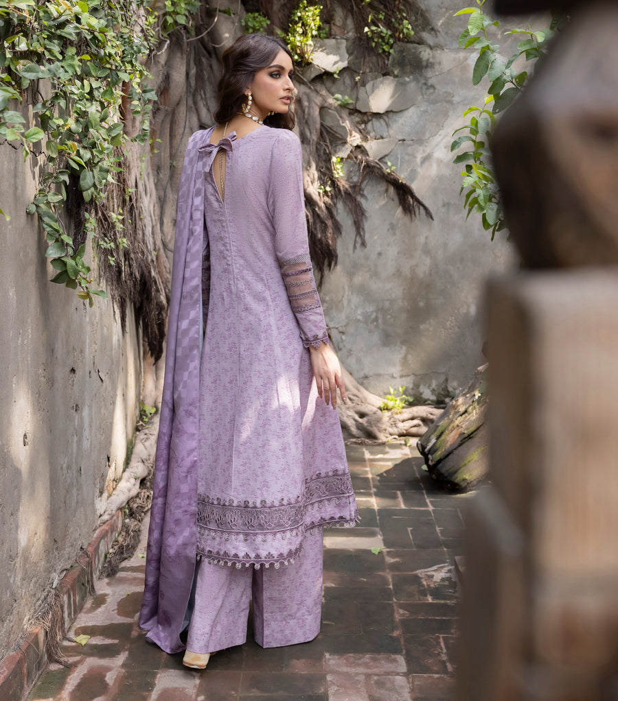 Jahanara by Iznik Embroidered Slub Khaddar Unstitched 3Pc Suit IJK-01