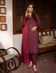 Jahanara by Iznik Embroidered Slub Khaddar Unstitched 3Pc Suit IJK-08