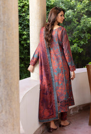 Jahanara by Iznik Embroidered Slub Khaddar Unstitched 3Pc Suit IJK-10