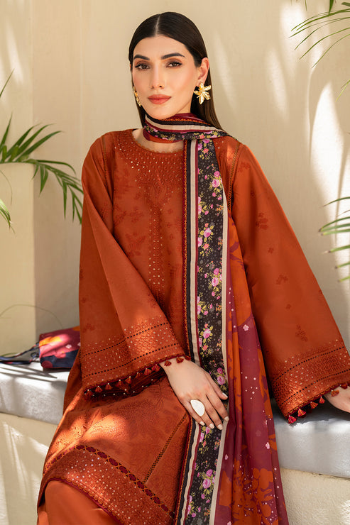 Iris by Jazmin Embroidered Lawn Unstitched 3Pc Suit IL-SS24-D5