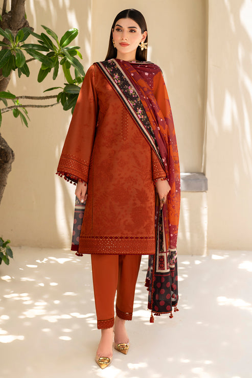Iris by Jazmin Embroidered Lawn Unstitched 3Pc Suit IL-SS24-D5