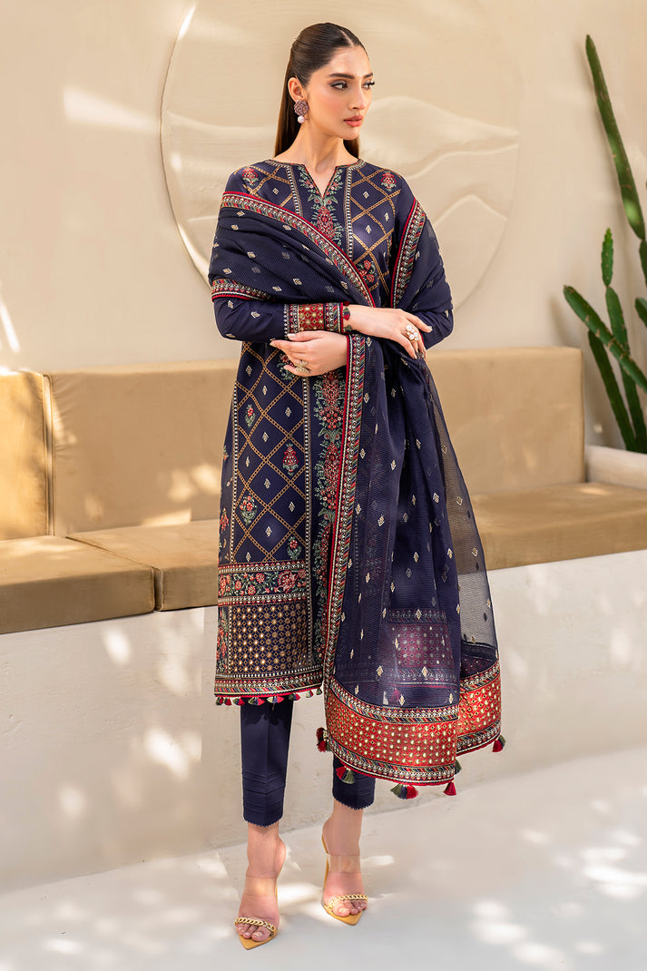 Iris by Jazmin Embroidered Lawn Unstitched 3Pc Suit IL-SS24-D6
