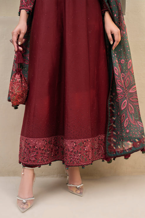 Iris by Jazmin Embroidered Lawn Unstitched 3Pc Suit IL-SS24-D7