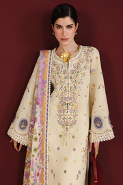 Jazmin Iris Luxury Lawn Unstitched Embroidered 3Pc Suit IL26-D01