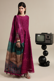 Jazmin Iris Luxury Lawn Unstitched Embroidered 3Pc Suit IL26-D02