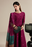 Jazmin Iris Luxury Lawn Unstitched Embroidered 3Pc Suit IL26-D02