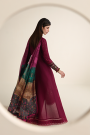 Jazmin Iris Luxury Lawn Unstitched Embroidered 3Pc Suit IL26-D02