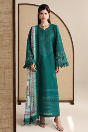 Jazmin Iris Luxury Lawn Unstitched Embroidered 3Pc Suit IL26-D03