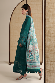 Jazmin Iris Luxury Lawn Unstitched Embroidered 3Pc Suit IL26-D03