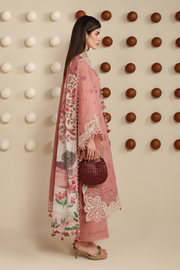 Jazmin Iris Luxury Lawn Unstitched Embroidered 3Pc Suit IL26-D04
