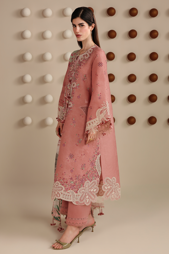 Jazmin Iris Luxury Lawn Unstitched Embroidered 3Pc Suit IL26-D04