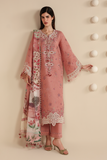 Jazmin Iris Luxury Lawn Unstitched Embroidered 3Pc Suit IL26-D04