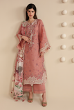Jazmin Iris Luxury Lawn Unstitched Embroidered 3Pc Suit IL26-D04