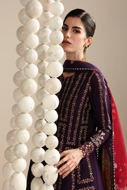Jazmin Iris Luxury Lawn Unstitched Embroidered 3Pc Suit IL26-D06