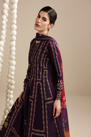 Jazmin Iris Luxury Lawn Unstitched Embroidered 3Pc Suit IL26-D06