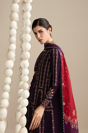 Jazmin Iris Luxury Lawn Unstitched Embroidered 3Pc Suit IL26-D06