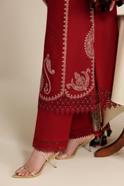 Jazmin Iris Luxury Lawn Unstitched Embroidered 3Pc Suit IL26-D08
