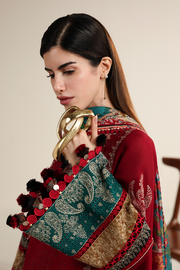 Jazmin Iris Luxury Lawn Unstitched Embroidered 3Pc Suit IL26-D08