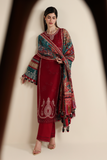 Jazmin Iris Luxury Lawn Unstitched Embroidered 3Pc Suit IL26-D08