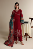 Jazmin Iris Luxury Lawn Unstitched Embroidered 3Pc Suit IL26-D08