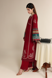 Jazmin Iris Luxury Lawn Unstitched Embroidered 3Pc Suit IL26-D08