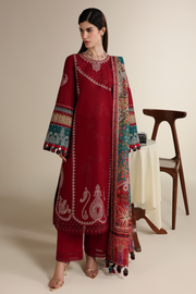 Jazmin Iris Luxury Lawn Unstitched Embroidered 3Pc Suit IL26-D08