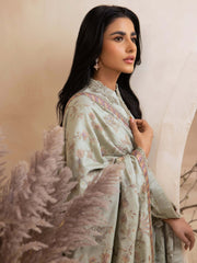 IZNIK Embroidered Winter Viscose Unstitched 3Pc Suit ILW-04 Claire