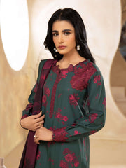 IZNIK Embroidered Winter Viscose Unstitched 3Pc Suit ILW-08 Carina