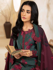 IZNIK Embroidered Winter Viscose Unstitched 3Pc Suit ILW-08 Carina