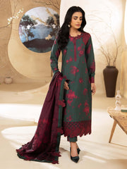 IZNIK Embroidered Winter Viscose Unstitched 3Pc Suit ILW-08 Carina