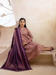 IZNIK Embroidered Winter Viscose Unstitched 3Pc Suit ILW-09 Edwin