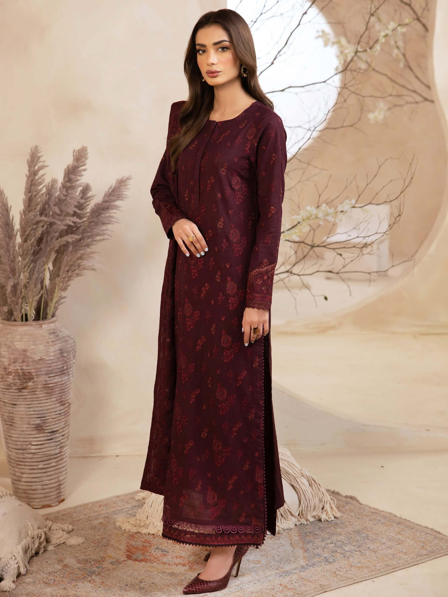 IZNIK Embroidered Winter Khaddar Unstitched 3Pc Suit ILW-11 Candor