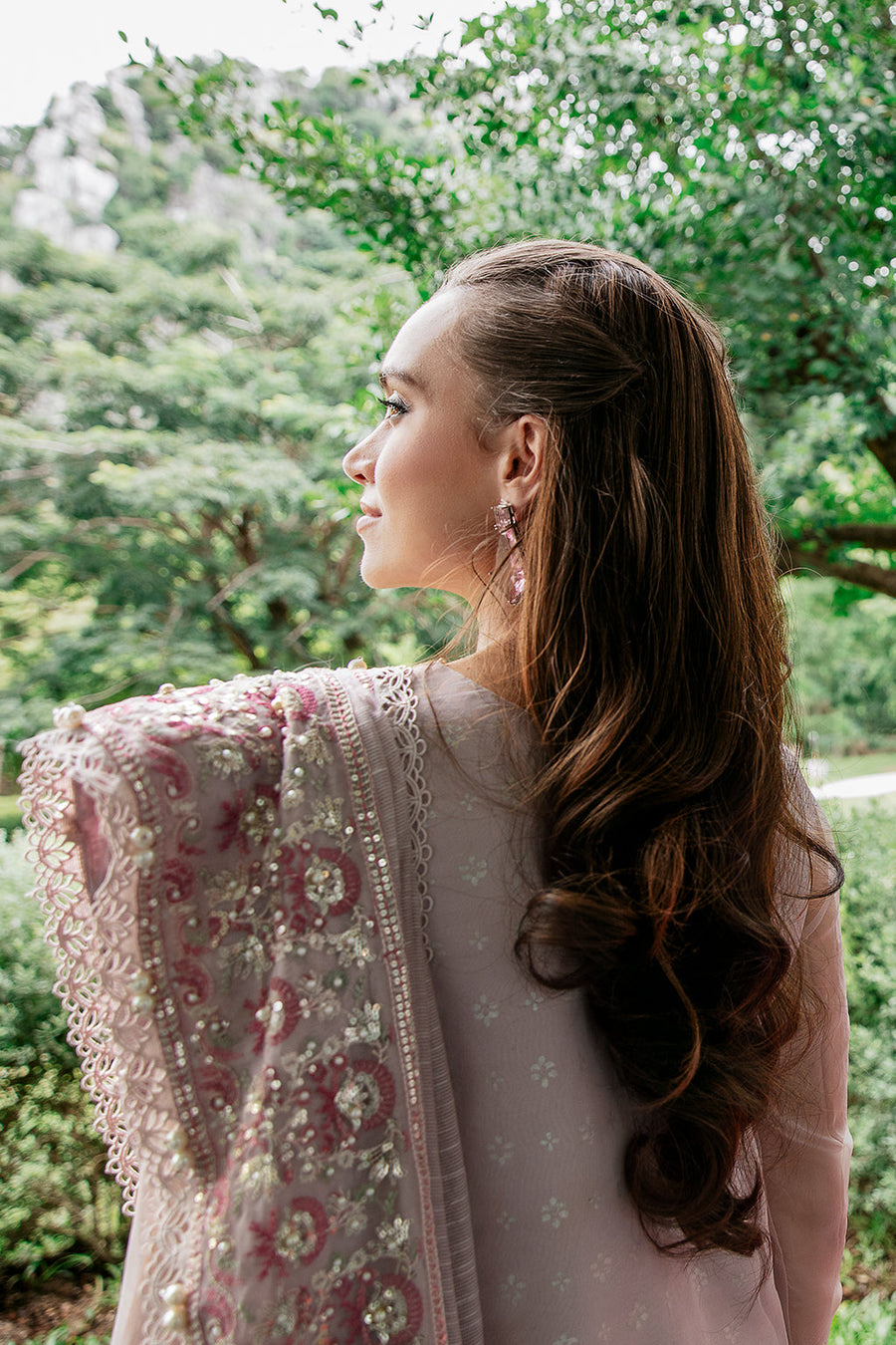 Saad Shaikh Fleurie Luxury Embroidered Organza Suit - CASADE