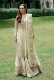 Saad Shaikh Fleurie Luxury Embroidered Organza Suit - IVORY BREEZE