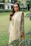 Saad Shaikh Fleurie Luxury Embroidered Organza Suit - IVORY BREEZE