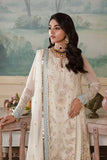 Zarposh Amirah Embroidered Chiffon Unstitched 3Pc Suit - Shafaq