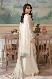 Zarposh Amirah Embroidered Chiffon Unstitched 3Pc Suit - Shafaq