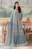 Zarposh Amirah Embroidered Chiffon Unstitched 3Pc Suit - Shanze