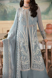 Zarposh Amirah Embroidered Chiffon Unstitched 3Pc Suit - Shanze