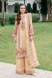 Saad Shaikh Fleurie Luxury Embroidered Organza Suit - SEA SAND