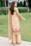 Saad Shaikh Fleurie Luxury Embroidered Organza Suit - SEA SAND